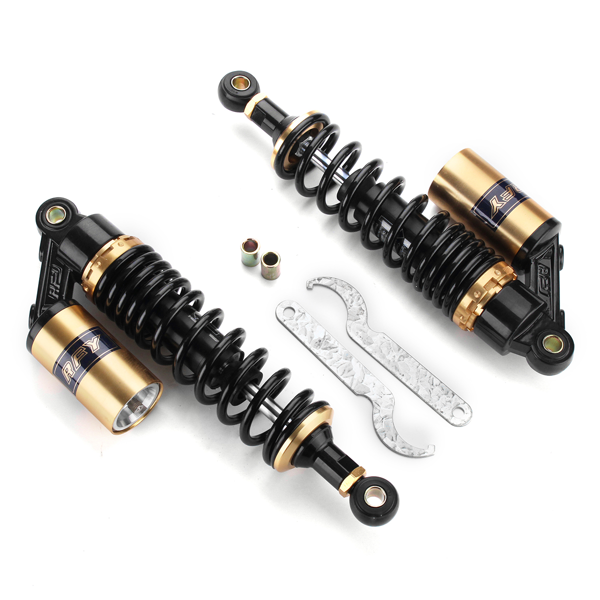 2Pcs 14" 360Mm Motorcycle Air Shock Absorber Suspension Universal