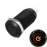 12V 4 Pin 12Mm LED Light Metal Push Button Latching Power Switch