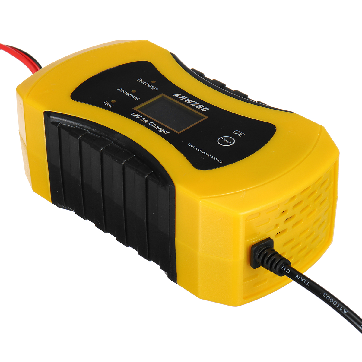 12V 8A LCD Pulse Repair Battery Charger for Car Motorcycle AGM Gel Wet Lead Acid