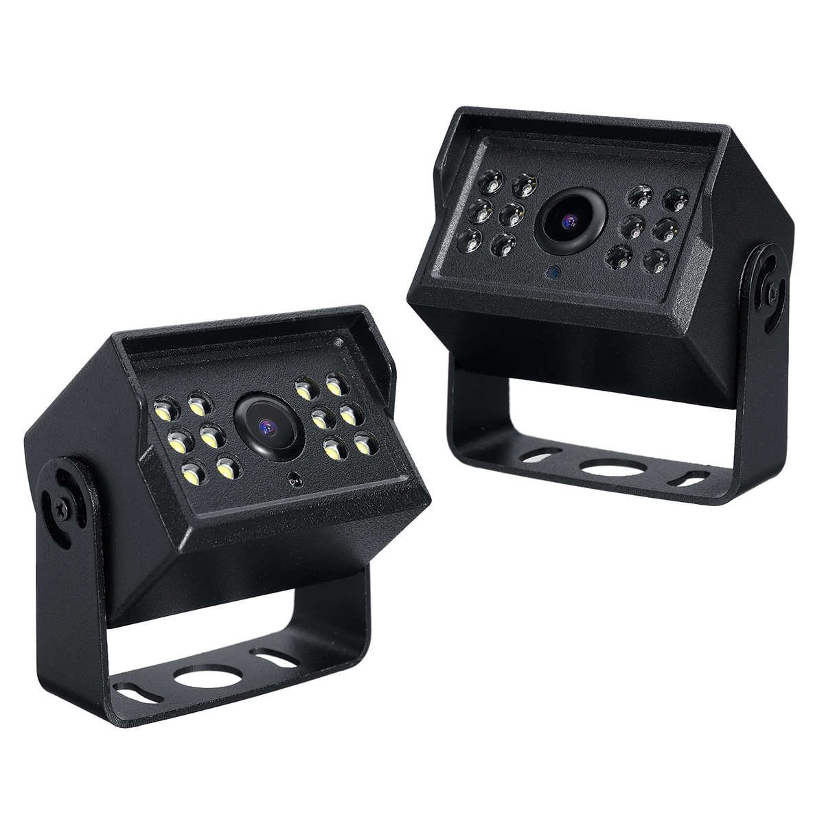 Infrared/Led Style Rear View Webcam Dash Mirror Monitor + HD Waterproof Car Reverse Backup Camera Kit