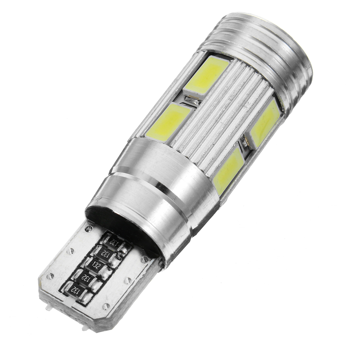 2Pcs T10 W5W LED Wedge Car Side Marker Lights Bulb Lamp with Lens 5W 450LM DC12V