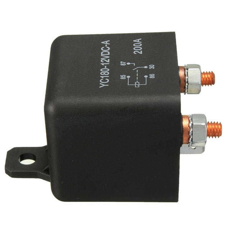High Power Car Relay 12V 24V 200A for Large Motor Vehicle Refit Modification - Auto GoShop