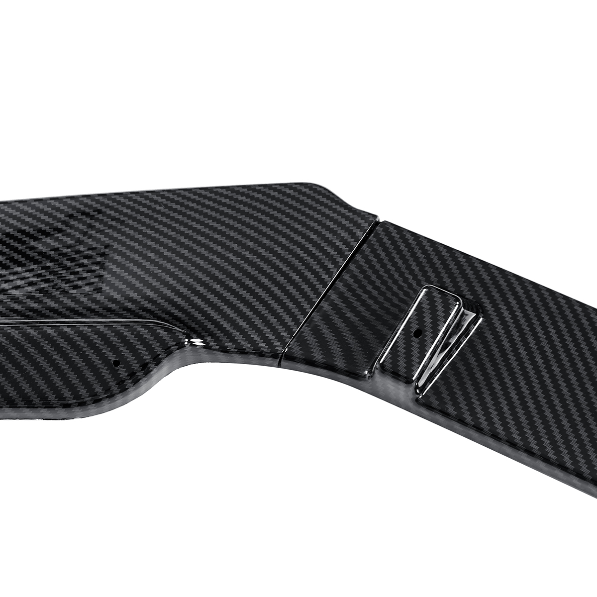Carbon Fiber Style Front Bumper Lip Body Spoiler Protector Kit for VW JETTA MK6.5 2015-2018