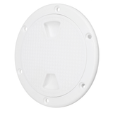 4/6/8 Inch round Deck Plate Cover for Yacht Boat Accessorise Marine ABS White - Auto GoShop