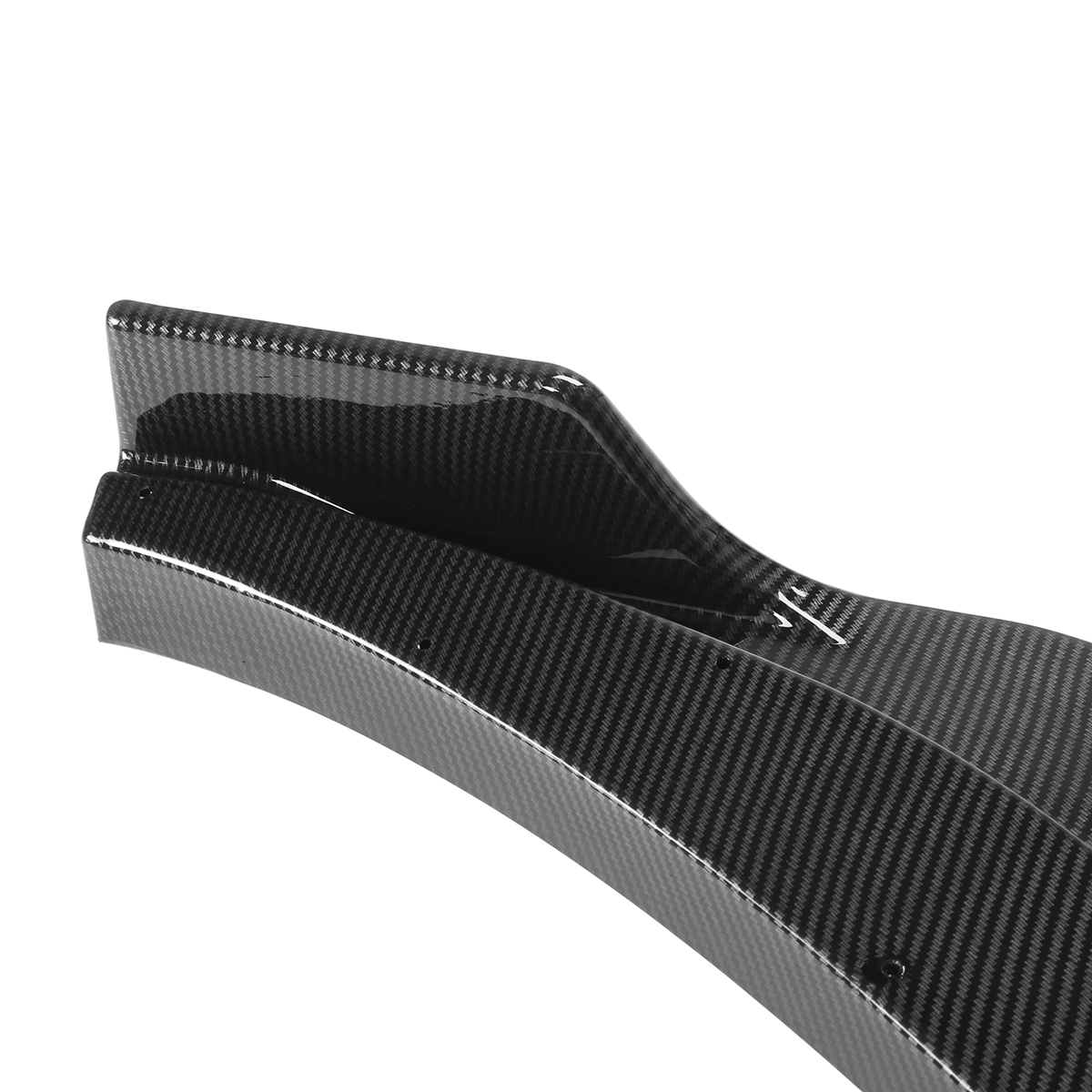 3Pcs Carbon Fiber Look Front Bumper Lip Spoiler for Chevrolet Malibu 2019-2021