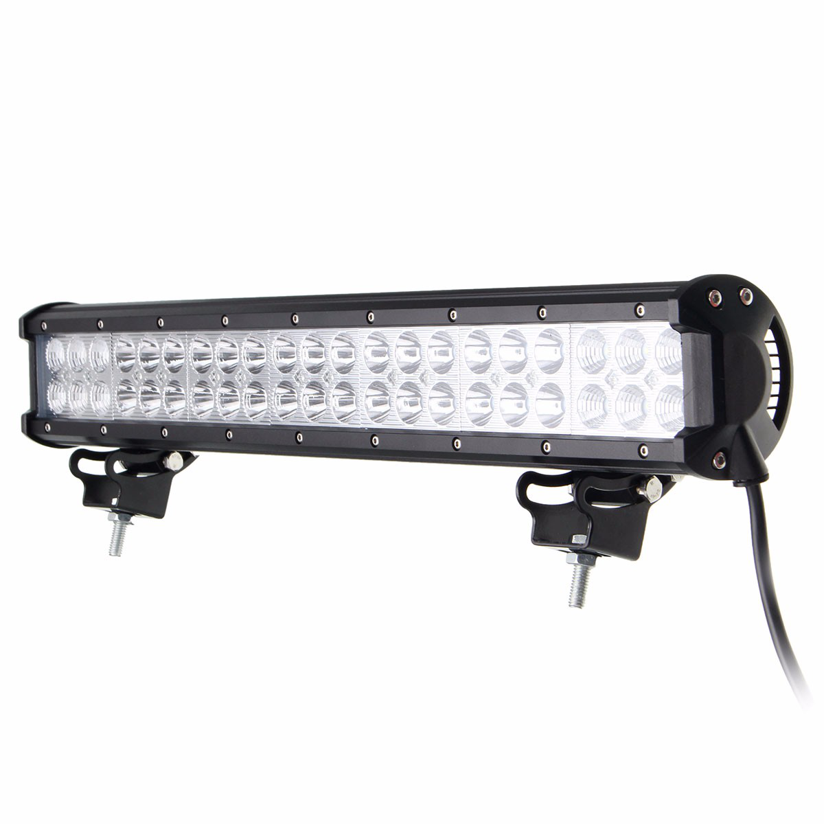 20Inch LED Work Driving Light Bars Spot Flood Combo Beam 126W for Jeep off Road SUV ATV