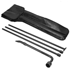 Spare Tire Jack Tool Lug Wrench Kit & PU Leather Case for Nissan Frontier 05-14