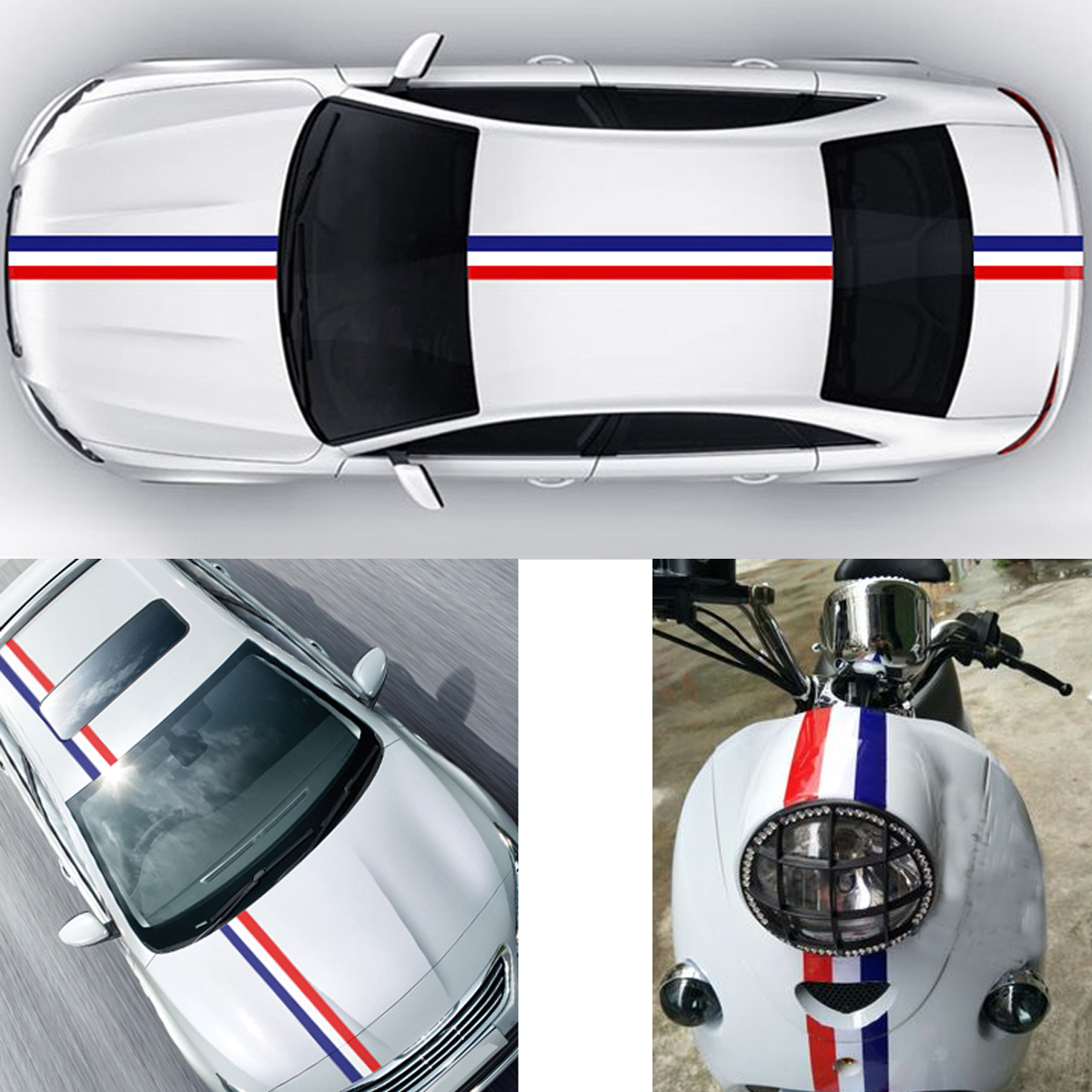 1M 3M Colored Striped DIY Car Body Strip Vinyl Stickers Decal Decoration Universal - Auto GoShop
