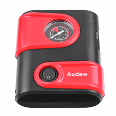 Andew 12V 100PSI 100W Portable Tire Inflator Electric Air Compressor Pump with Gauge for Car SUV Bicycle Motorcycle - Auto GoShop