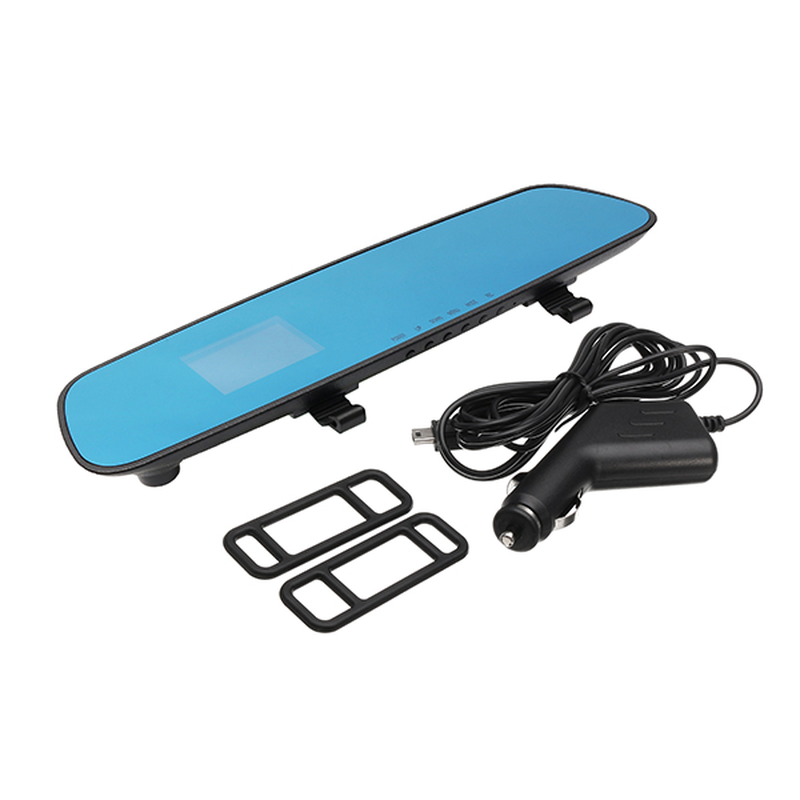 2.4 Inch 1080HD Vehicle Video Recorder Car Rear View Mirror Car DVR Built-In 200Ma Battery - Auto GoShop