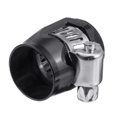 AN6 Hex Hose Finisher Clamp with Screw Band Hose End Cover Fitting Adapter Connector - Auto GoShop