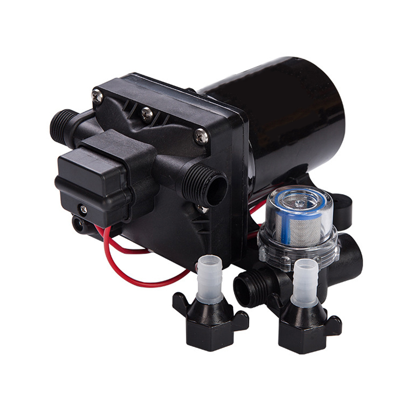 NEWMAO 12 24V 55PSI Booster Pump Yacht RV Car Water Supply Pump Clear Water High Pressure Micro Diaphragm Pump