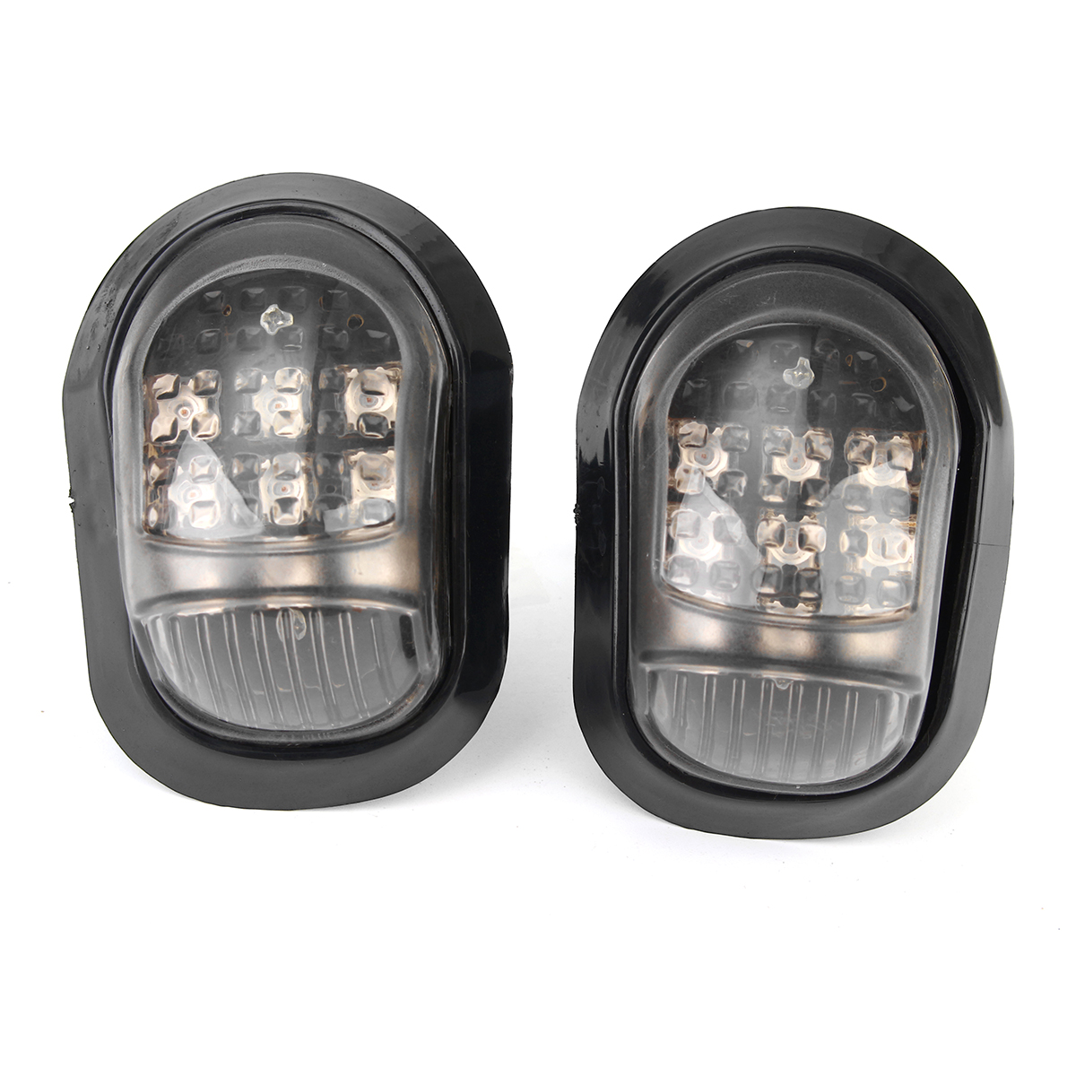 12V 9 LED Motorcycle Turn Signal Indicators Lights Lamp Universal Amber
