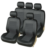 1 Seater / 5 Seater PU Leather Front Rear Universal Car Seat Covers Protector - Auto GoShop