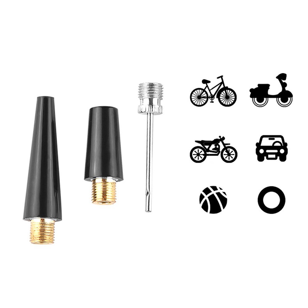 Portable Mini Hand Held Tire Air Pump Inflator Aluminum Alloy High Pressure Maintenance Tool for Motorcycle Car Bicycle Road Mountain Bikes Electric Scooter