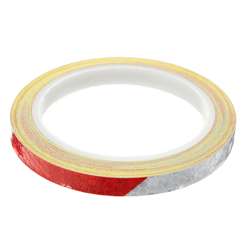 8M Warning Safety Night Reflective Strips Tape Sticker Waterproof for Motorcycle Car Bicycle Mountain Bicycle
