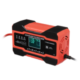 12V 24V 10A Full Automatic Battery Charger LCD Display Power Pulse Repair Charge for Car Motorcycle