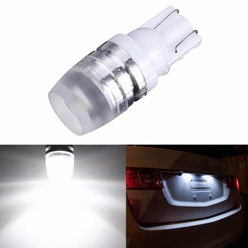 T10 LED Car Wedge Side Marker Lights Bulbs High Power 1W 50LM 40Ma DC12V White