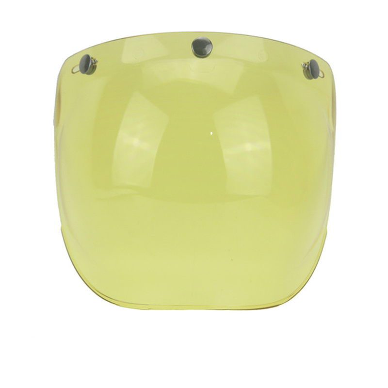 CYCYLEGEAR Bubble Shield Helmet Lens for Half Retro Flying Helmet Tri-Buckle Lens with Transparent Frame - Auto GoShop