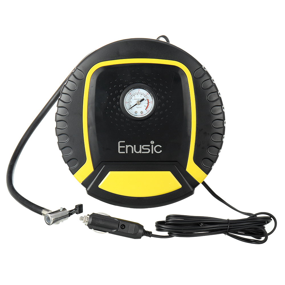 Enusic™ 12V 150PSI 35L/Min Air Pump Compressor Tire LED Tyre Inflator Pressure for Car Motorcycle Bicycle SUV Balls