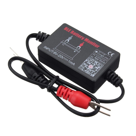 12V Battery Monitor via Blue-Tooth 4.0 Voltage Meter Tester W/Auto Alarm BM2