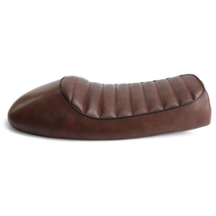 Motorcycle Hump Cafe Racer Saddle Seat Brown for Honda-Cb Suzuki-Gs Yamaha-Xj