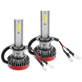 TXVSO8 Car COB LED Headlights Bulbs Set Upgrade 8000LM 6000K DC 9V-32V IP68