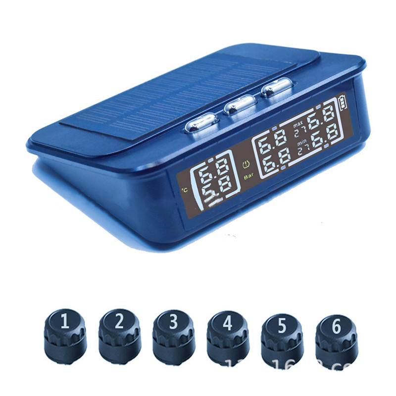 Wireless Tire Pressure Monitoring System TPMS for Commercial RV Family Tourism Trailer and Minivan