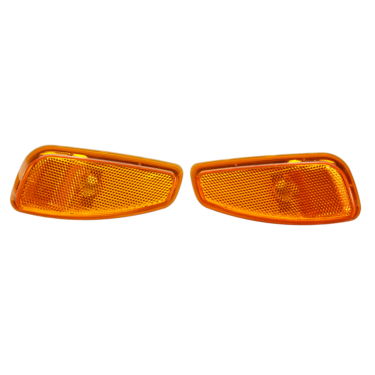 2Pcs Car Side Marker Lights Indicator Lamps with Cable Cover for Jeep Renegade 2015-2017