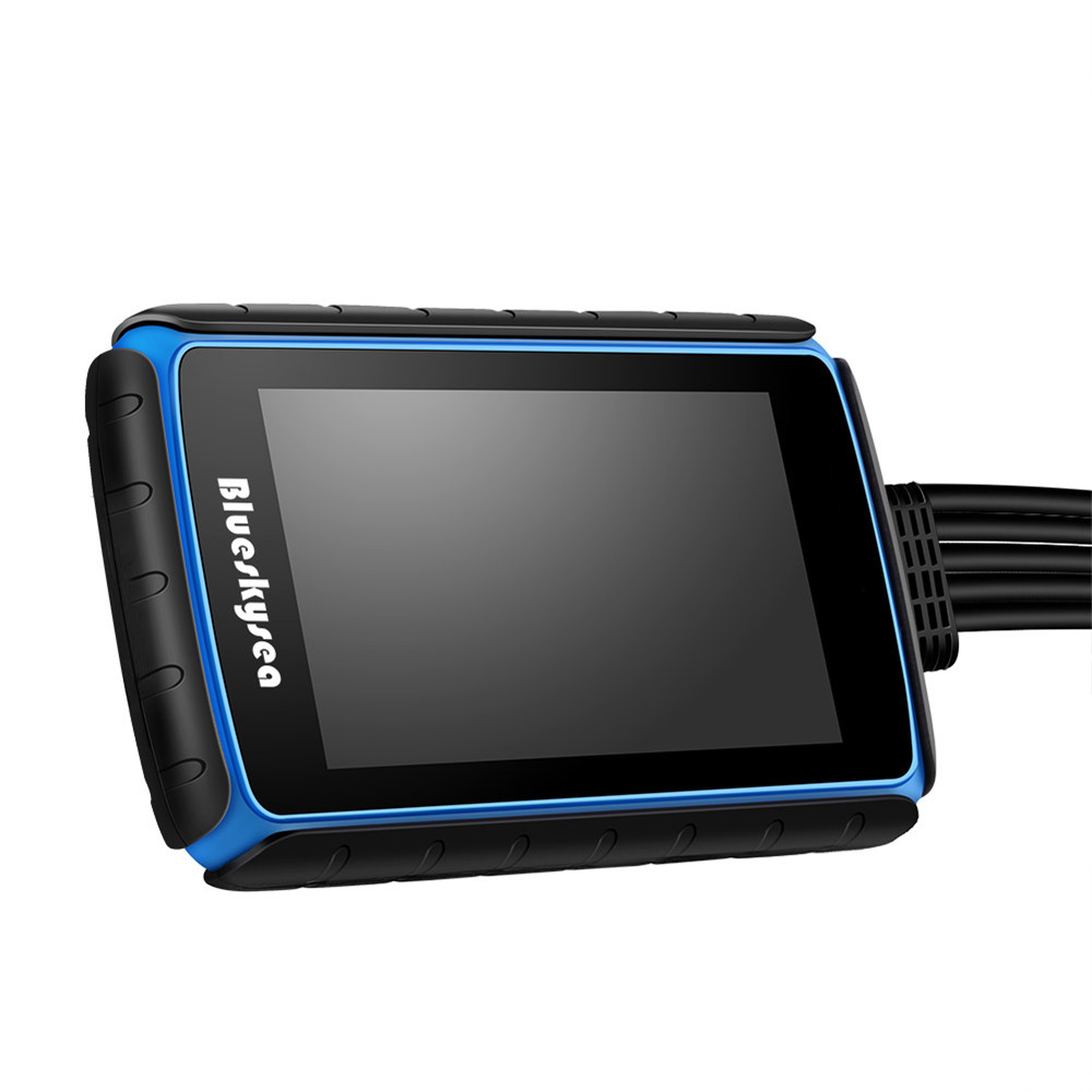 Blueskysea DV988 Motorcycle Dash Cam GPS Wifi Camera with Touch Screen Dual 1080P Lens Bike Recording DVR Waterproof Cámara Moto