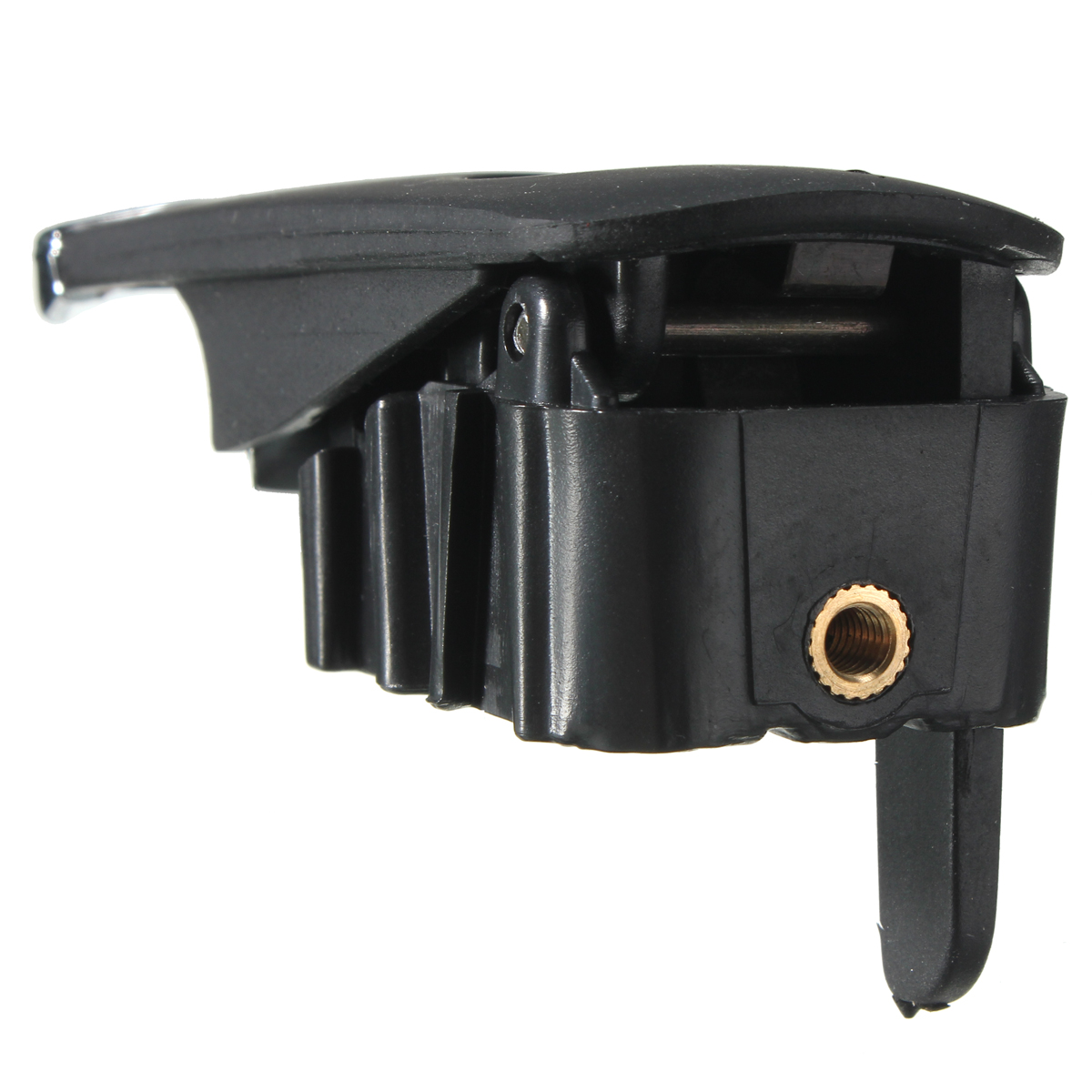 Chrome Glove Box Lock Lid Handle with Hole Dark Grey for Audi A4 8E B6 B7 - Auto GoShop