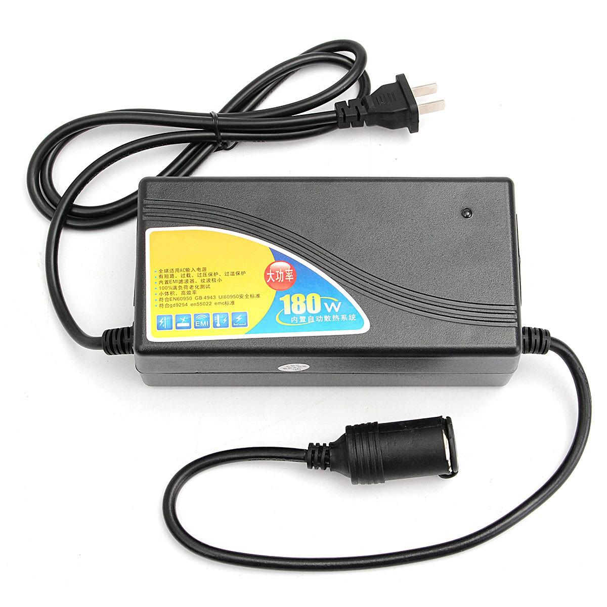 180W AC 220V to DC12V 15A Car Lighter Power Converter Adapter Inverter - Auto GoShop