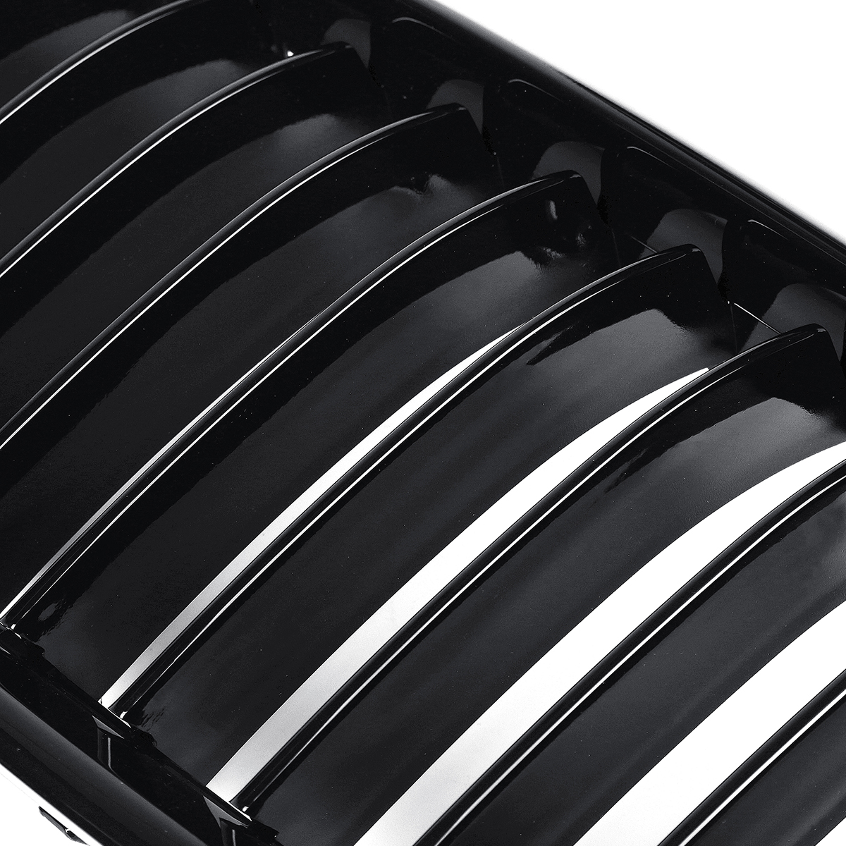 Pair Gloss Black Front Kidney Grille for BMW F30 F31 F35 320I 328I 330I