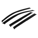 4Pcs for TOYOTA RAV4 2006-2012 JDM Wavy 3D Style Plastic Exterior Visor Vent Shades Window Sun Rain Guard Deflector