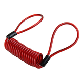 1.2M/4Ft Reminder Cable with Alarm Lock Bag for Motorcycle Bike 5 Color - Auto GoShop