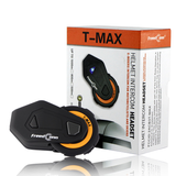 Freedconn T-Max Helmet Intercom 6 Riders Group Talking Bluetooth Headset Motorcycle BT Interphone FM Radio - Auto GoShop