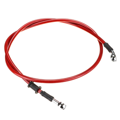 300Mm-2200Mm Motorcycle Braided Brake Clutch Oil Hose Line Cable Pipe Universal Red