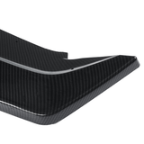 3PCS Carbon Pattern Carbon Look Front Bumper Body Kit Spoiler Lip for Nissan Sentra 2020-2021