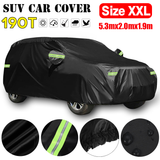 Universal Full SUV Car Cover Outdoor Sun UV Snow Dust Rain Resistant Protection