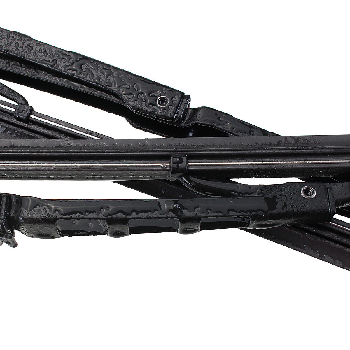 Car Front Pair Metal Frames Windscreen Wiper Blades for BMW Series3 E46 1998-2006