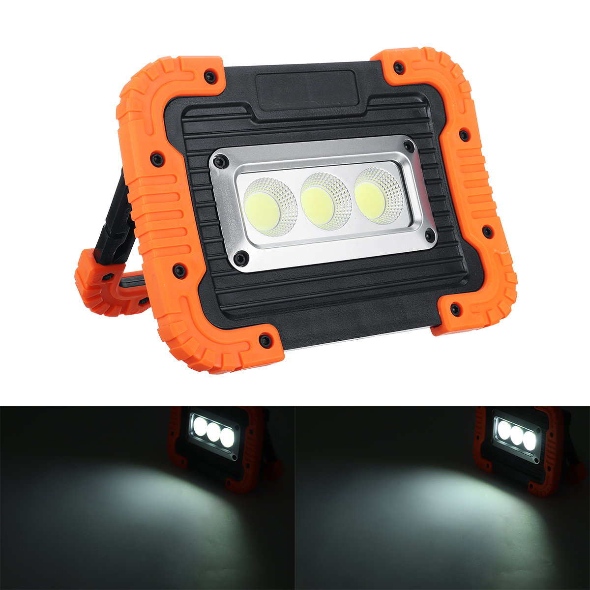 10W COB LED Floodlight Outdoor Camping Work Lamp Rechargeable Charging Light - Auto GoShop