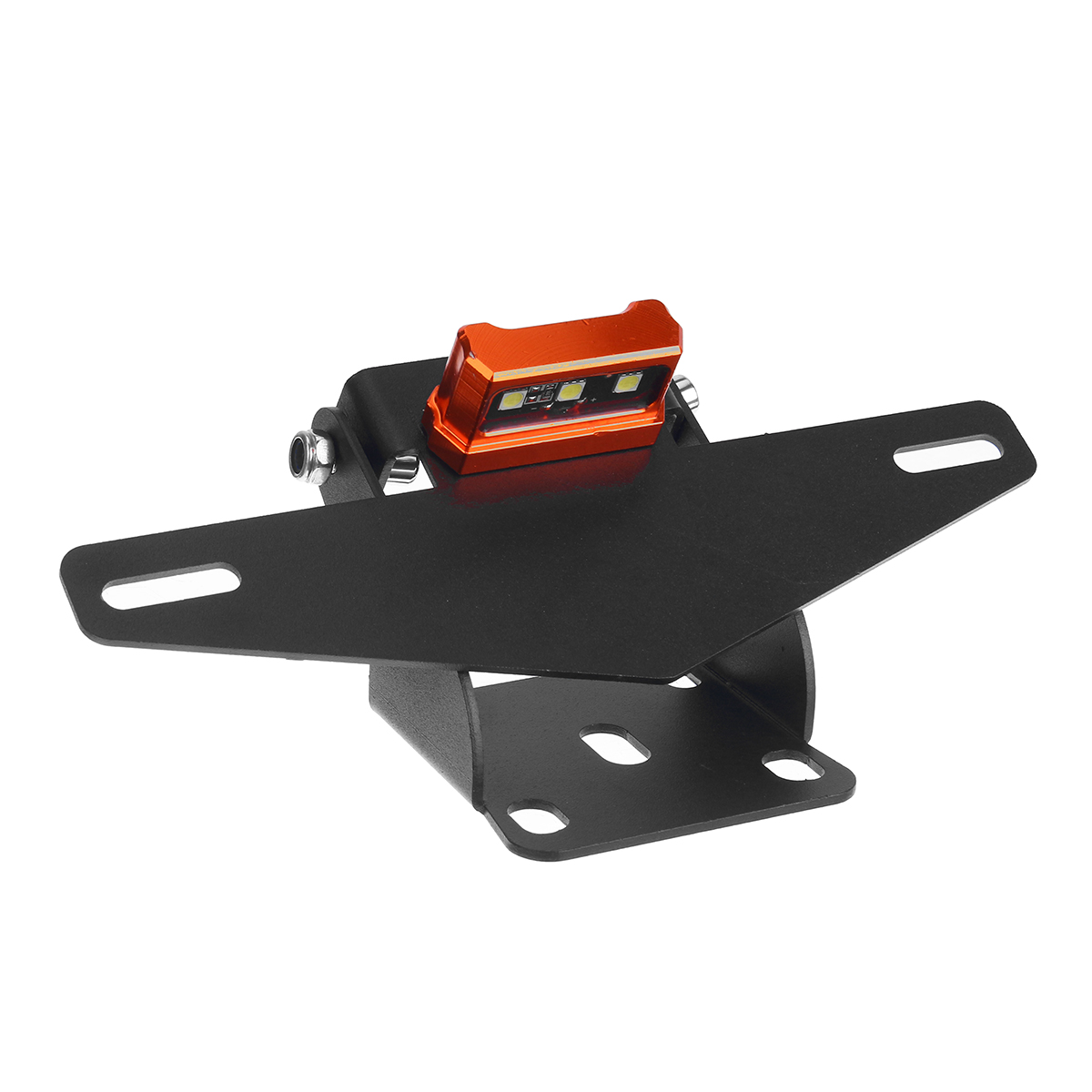 Motorcycle Rear License Plate Tail Frame Holder Bracket with LED Light for 125 250 390 200 2013-2019