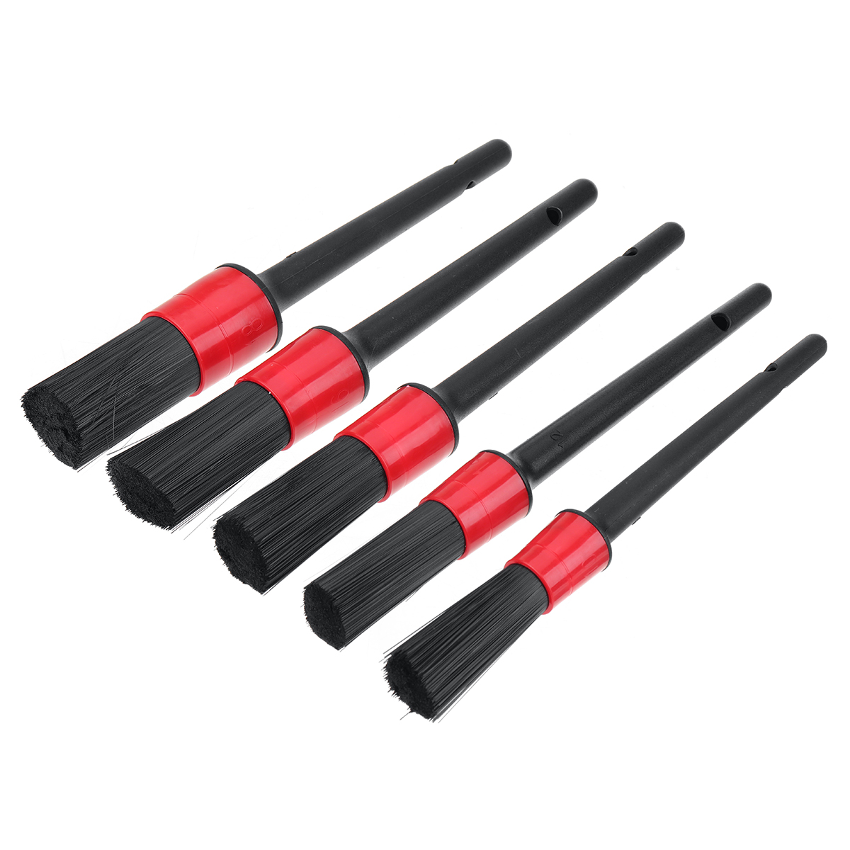 13PCS Tire Detail Brush Crevice Cleaning Wash Tool Short Handle Interior Exterior Leather Air Vents Care Clean Tools