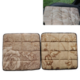 Car Ice Silk Bamboo Charcoal Seat Cushion Non Slip Breathable Pad Mat 45*45CM - Auto GoShop
