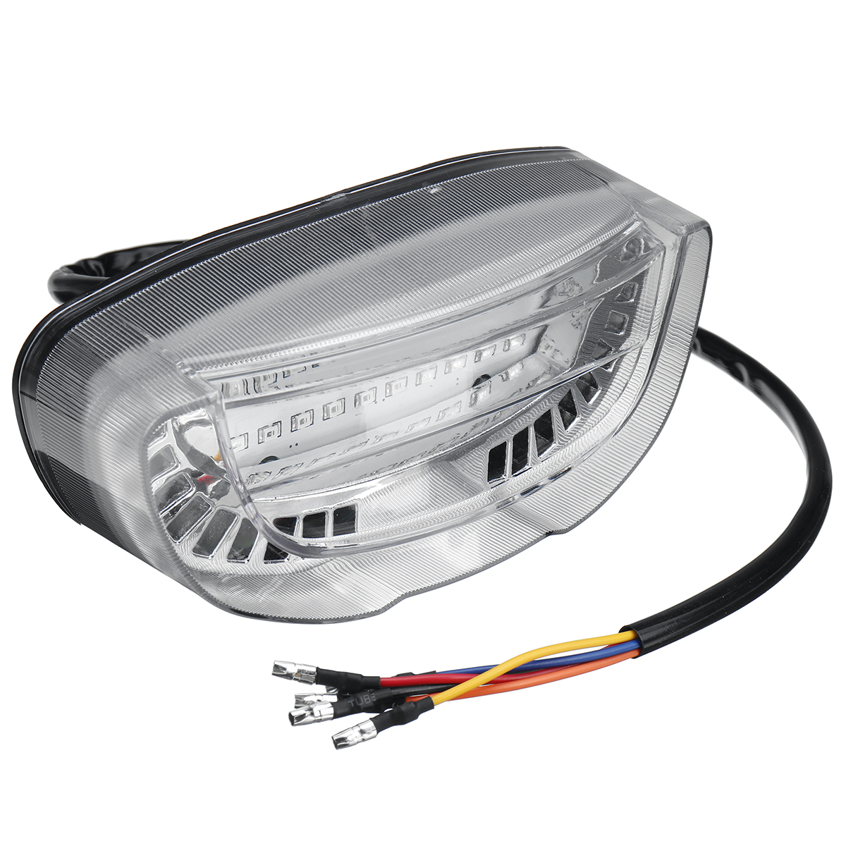 12V Motorcycle LED Tail Light Brake Rear Light Indicator Number Plate Lamp Universal - Auto GoShop