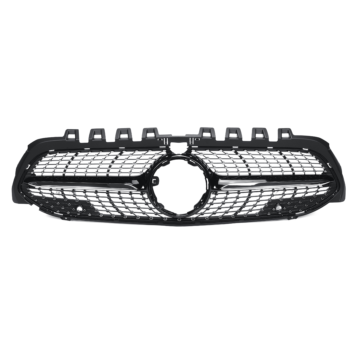 Diamond Front Grille Grill with Camera for Benz W177 A250 A200 A35 AMG 2019+