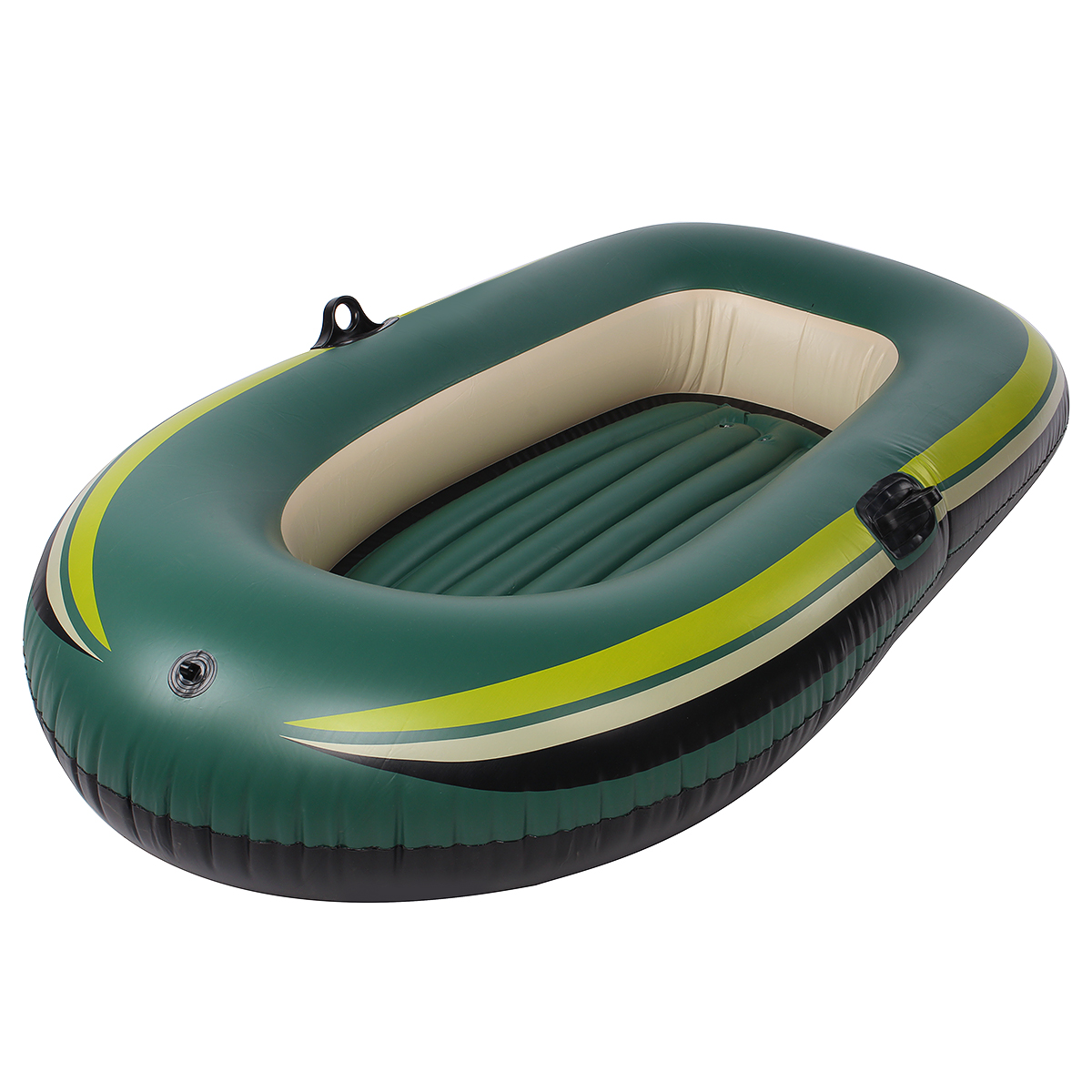 2 Persons Inflatable Boat River Lake Kayak Canoe Fishing Dinghy Thickening PVC - Auto GoShop