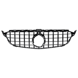 Black GT R AMG Style Grill Grille Front Bumper for Mercedes Benz W205 C250 C300 2019