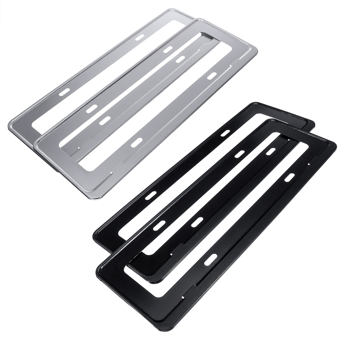 Aluminum Alloy Metal License Plate Frame Shield Professional for Tesla 3/S/X