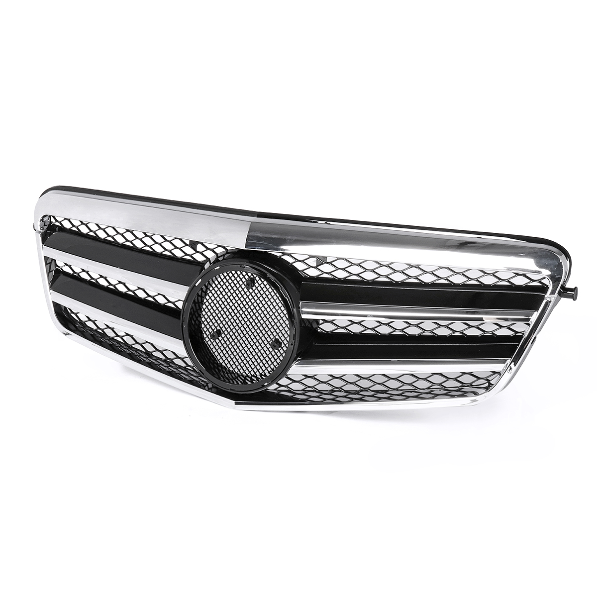 Chrome Silver AMG Style Front Grill Grille for Mercedes Benz W212 E250 E550 E350 E63 AMG 2010-2013
